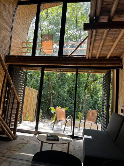 Cabana De Bambu En La Selva Palenque Εξωτερικό φωτογραφία