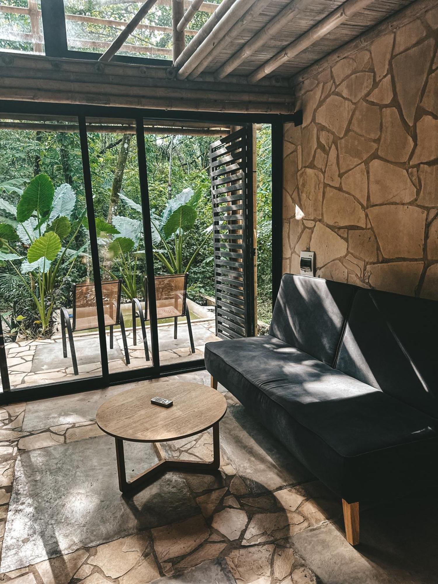 Cabana De Bambu En La Selva Palenque Εξωτερικό φωτογραφία