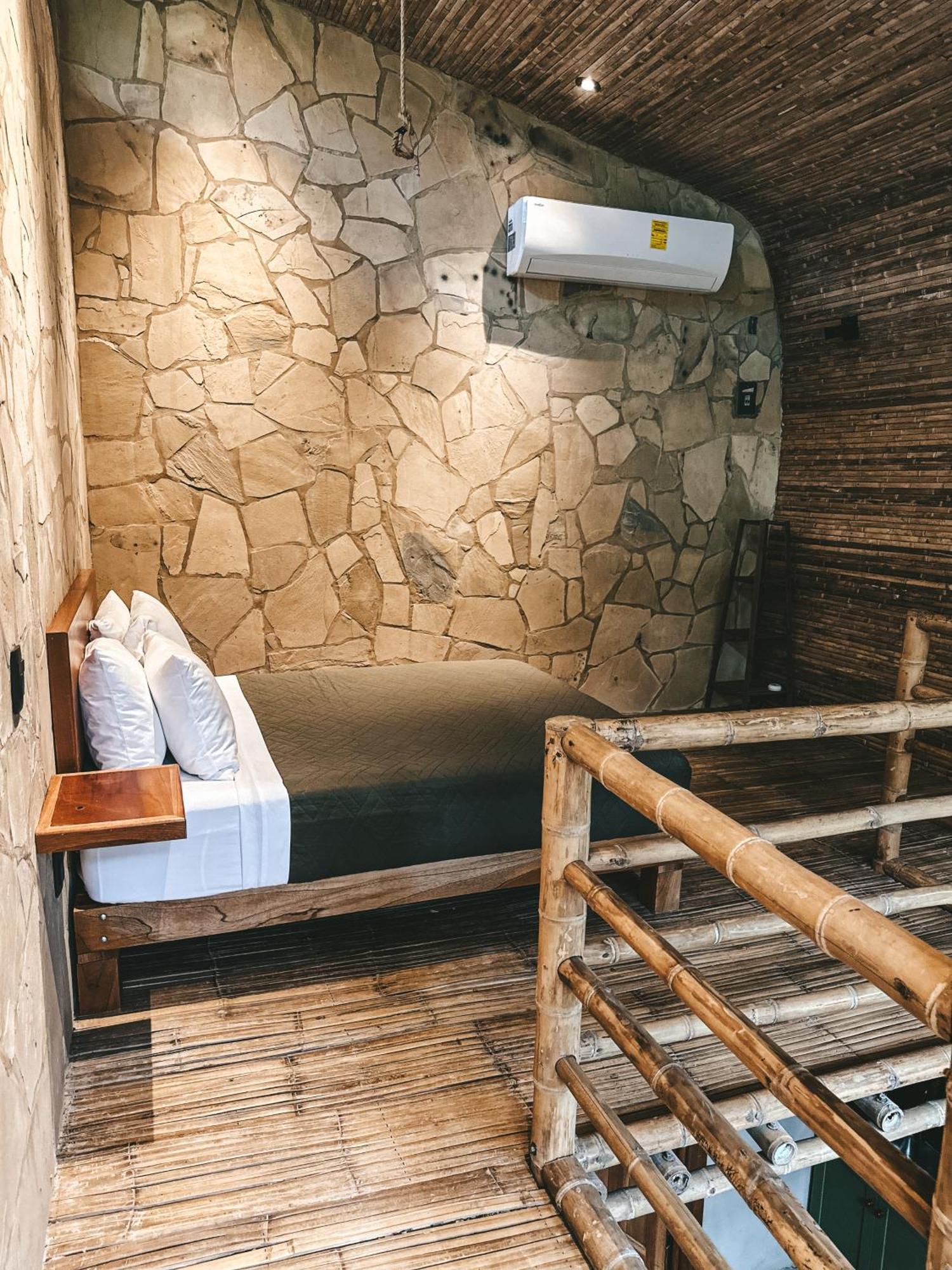 Cabana De Bambu En La Selva Palenque Εξωτερικό φωτογραφία